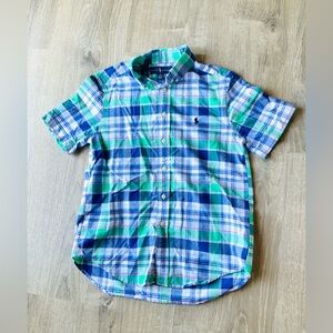 Ralph Lauren Button Down Shirt Boys Medium 10/12